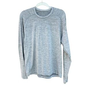 Lululemon Metal Vent Tech Long Sleeve M3AKVS Slate Gray Size XL GUC